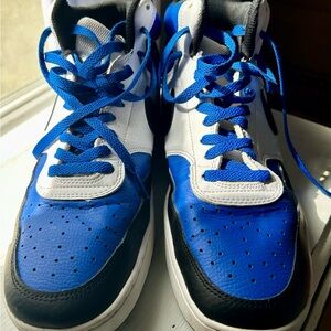 Men’s Size 11 Nike Court Vision Mid Game NBA Royal Blue/White